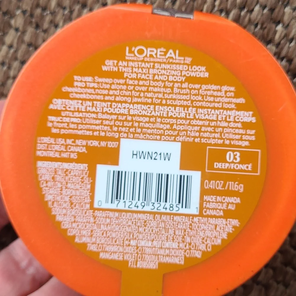 Loreal glam bronze deep fonce